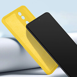 Avizar Coque pour Honor 90 Silicone Semi-rigide Soft-touch avec Dragonne Jaune pas cher