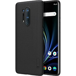 Alive Records Nillkin Coque Oneplus 8 Pro, Frosted Series Anti-Choc Antidérapant Hard Housse Etui Coque pour Oneplus 8 Pro (Noir)