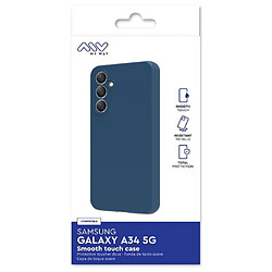 My Way Myway Coque pour Samsung Galaxy A34 5G Smoothie en TPU Bleu