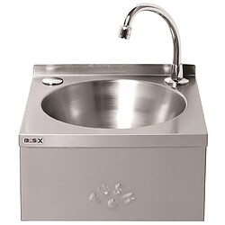 Materiel Chr Pro Lavabo Lave Mains Inox Commande au Genou - Basix