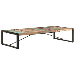 vidaXL Table basse 180x90x40 cm Bois de récupération massif