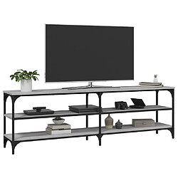 Acheter Maison Chic Meuble TV scandinave gris - Banc TV pour salon Sonoma 160x30x50 cm bois d'ingénierie -MN21644