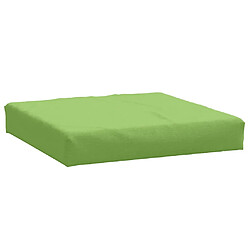 vidaXL Coussin de palette vert mélangé 60x60x10 cm tissu