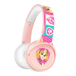 Forever Casque Bluetooth Enfant Motif Stella Pat Patrouille Autonomie 20H Rose