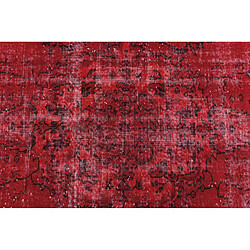 Vidal Tapis de laine 274x168 rouge Ultra Vintage pas cher