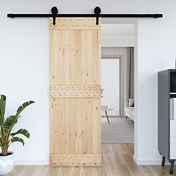 vidaXL Porte NARVIK 80x210 cm bois massif de pin