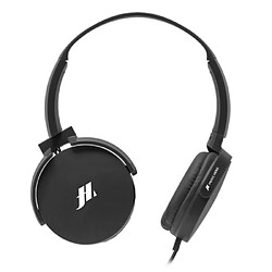 Sbs MHEADPHONEK Casque Audio Filaire Jack 3.5mm Microphone Léger Noir