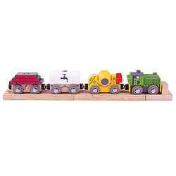 Bigjigs Rail Train de construction en bois