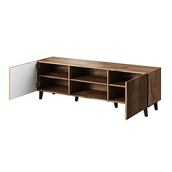 Bestmobilier Come - meuble TV - bois - 150 cm - style contemporain