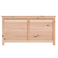 Avis vidaXL Boîte à coussins d'extérieur 100x50x56 cm Bois de sapin massif