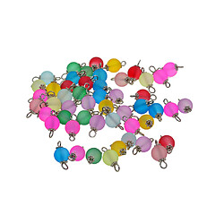 50pcs assortis gemme perles en vrac pendentif charme résultats de bijoux broche en argent