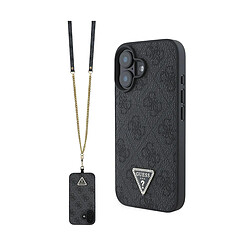 Guess Maroquinerie Guess Coque iPhone 16 - Noir