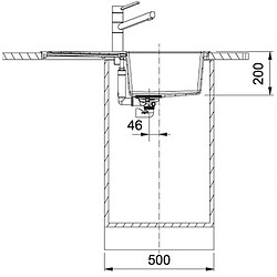 Avis Evier à encastrer 50cm manuel carbone avec siphon - 842198 - FRANKE