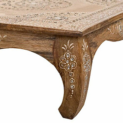 Avis Table d'appoint Alexandra House Living Blanc Naturel 45 x 17 x 45 cm