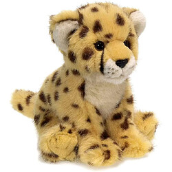 WWF peluche guépard de 19 cm jaune noir