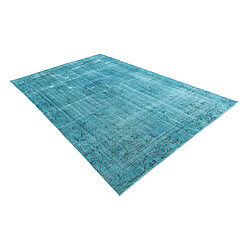 Vidal Tapis de laine 305x203 Bleu Ultra Vintage