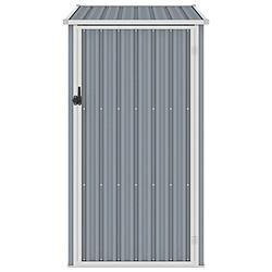 Helloshop26 Abri de jardin cabane cabanon maison de stockage remise extérieur hangar outils robuste 87 x 98 x 159 cm acier galvanisé gris 02_0022240