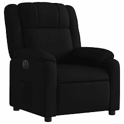 Avis Maison Chic Fauteuil Relax pour salon, Fauteuil inclinable électrique Noir Tissu -GKD85166