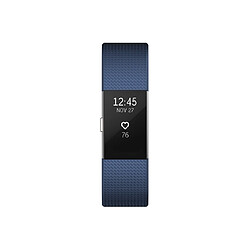 Avis Fitbit Charge 2 Argent - Bracelet Bleu Taille L