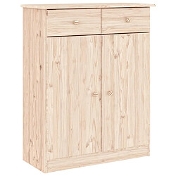 Maison Chic Armoire à Chaussures,Meuble de Rangement à Chaussures ALTA 77x35x96 cm bois massif de pin -MN60678