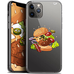 Caseink Coque arrière Apple iPhone 11 Pro (5.8 ) Gel HD [ Nouvelle Collection - Souple - Antichoc - Imprimé en France] Splash Burger