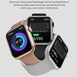 Yonis Montre Connectée 2.05' Ecran Tactile Bluetooth Oxymètre