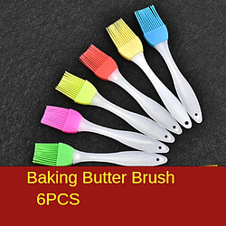 6 Pièces Brosse à Pâtisserie En Silicone Résistant à La Chaleur