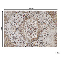 Beliani Tapis Beige et Marron 150 x 230 cm KATTAKKADA