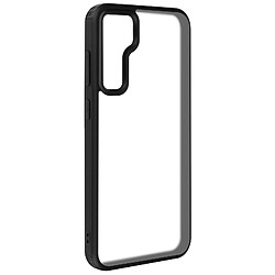 Avizar Coque pour Samsung S24 Rigide Coins Antichoc Dos Givré Noir