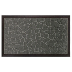 Paris Prix Tapis d'Entrée Galets 45x75cm Gris