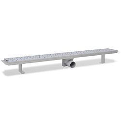 Acheter Helloshop26 Drain de douche linéaire 93 cm acier inoxydable drain de plancher 02_0003062