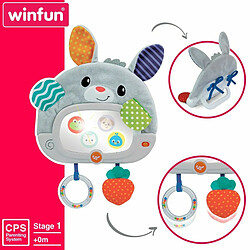 Jouet pour bébé Winfun Lapin 25 x 35 x 2,5 cm (4 Unités) pas cher