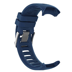 Bracelet en silicone bleu foncé pour votre Garmin Forerunner 610