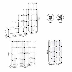 Acheter Armoire à Chaussures Plastique Penderie Armoire de Rangement LPC44L SONGMICS®