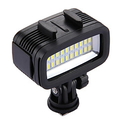 Wewoo Panneau LED Appareil Photo pour GoPro HERO5 / 4/3/2/1 20 LEDs 30m Imperméable à l'eau IPx8 Studio Lumière vidéo et avec adaptateur de base de chaussure chaude boucle à dégagement rapide longue vis 2 x plaques de filtre