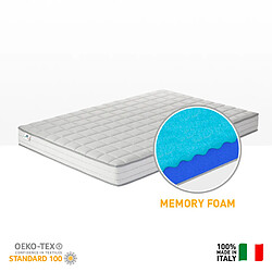 TIME 2 DREAM Matelas une place et demi Memory Foam 16 cm orthopédique 120x190 Easy Comfort M