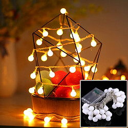 Wewoo Guirlande blanc 4m 3W 40 LEDs 3 x piles AA alimenté chaîne décoration lumière avec 3 modes, DC 4.5V chaud