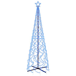 vidaXL Arbre de Noël cône 500 LED Bleues 100x300 cm