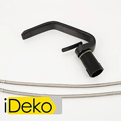 Avis iDeko®Robinet Mitigeur lavabo salle de bain en laiton Peintre Noir & Flexible