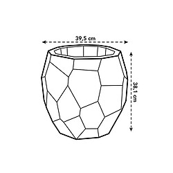 Pot de fleurs Pure Edge Ø 40 cm Anthracite - elho