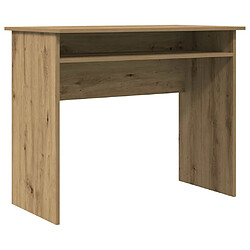 vidaXL Bureau chêne artisanal 90x50x74 cm bois d'ingénierie