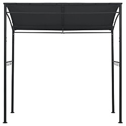 Avis vidaXL Belvédère de barbecue 215x150x220 cm Anthracite Acier