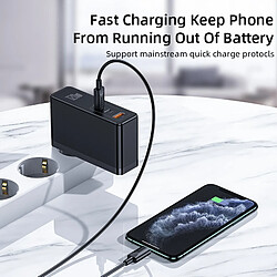 Avis Universal 120W USB C PD Chargeur rapide QC4.0 QC3.0 Chargeur de téléphone portable pour ordinateur portable Tablette | Chargeur de téléphone portable