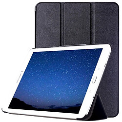 Wewoo Housse Étui noir pour Samsung Galaxy Tab S2 9.7 / T815 Custer Texture horizontale Flip en cuir avec 3-pliage titulaire