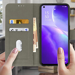 Avis Avizar Étui pour Oppo Reno 5 5G Clapet Portefeuille Fonction Support Vidéo Gris