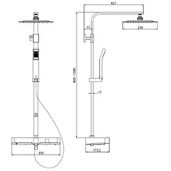 Avis SCHÜTTE Système thermostatique de douche OCEAN