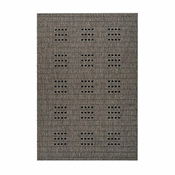 Paris Prix Tapis d'Extérieur à Poils Courts Malang Taupe 80 x 150 cm