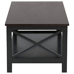 Acheter Beliani Table basse MDF Noir FOSTER