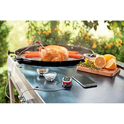 Weber iGrill Mini thermomètre de cuisine 4,06 x 3,81 x 5,08 cm Bluetooth pour connexion à une application, lumières LED, minuteries et batterie 150 h