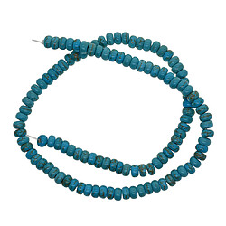 1 rangée de perles d'espacement turquoise en vrac pour la fabrication de bijoux en lits de boulier